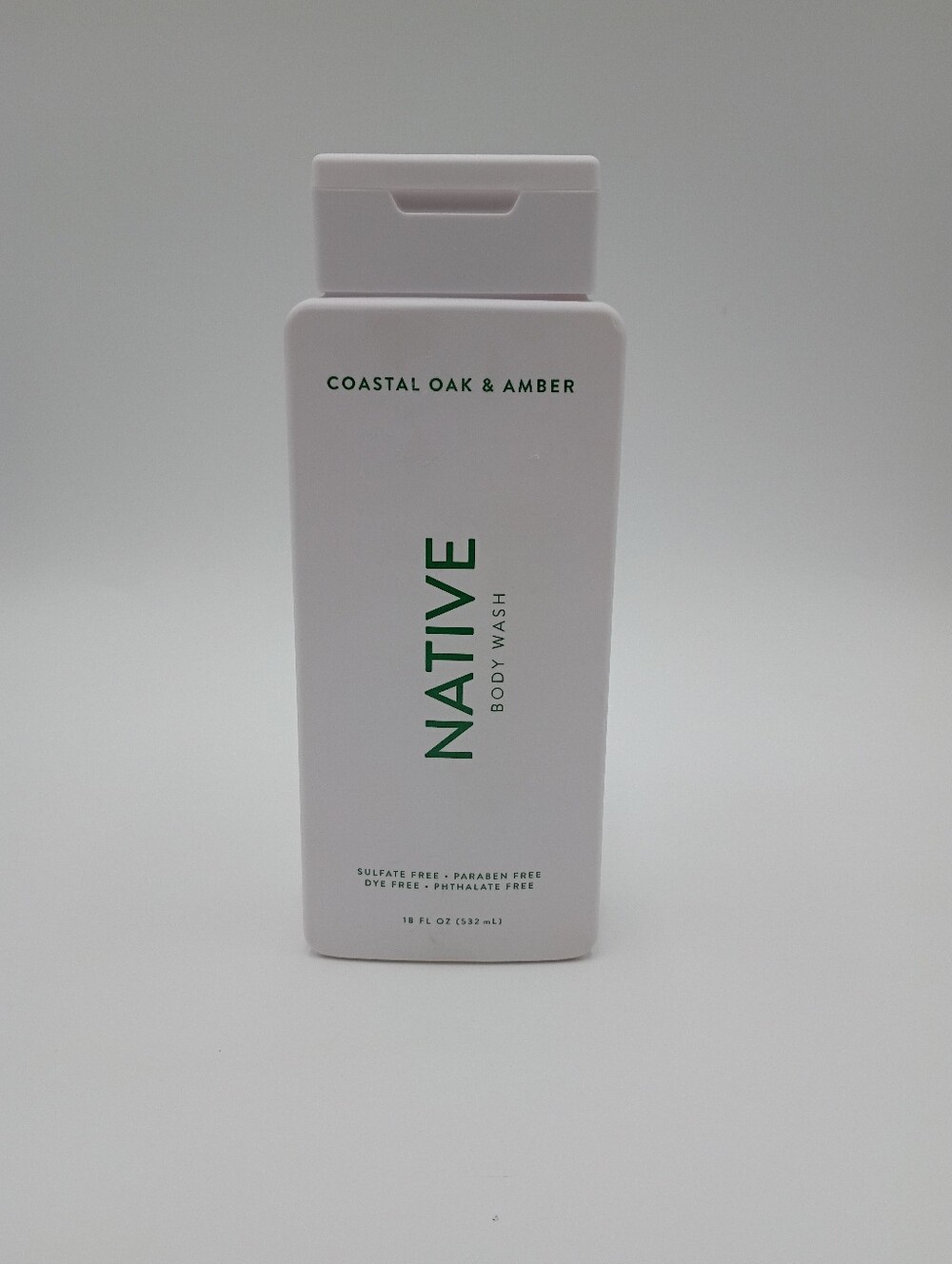 Native Body Wash - Coastal Oak & Amber - Sulfate Free - 18 fl oz